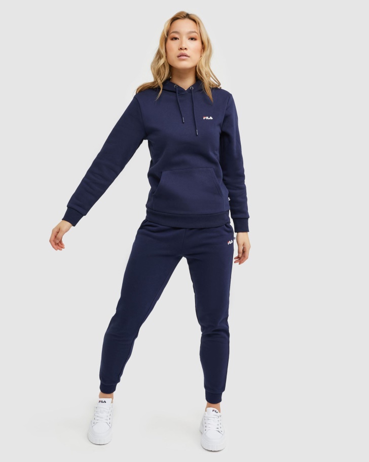 Clássico Capuz Unissex 2 Novo Azul Marinho Fila