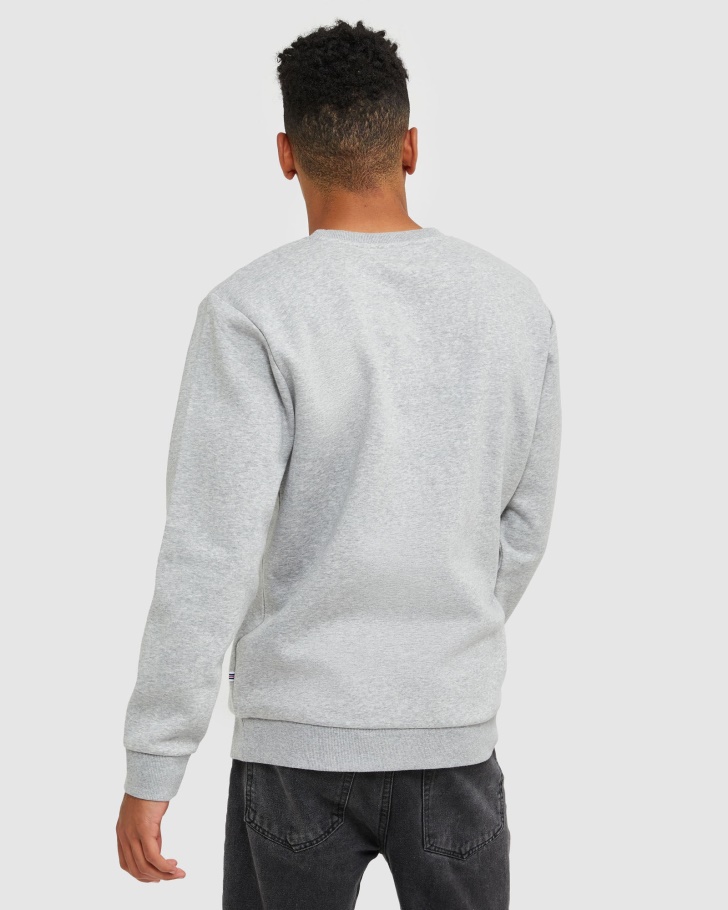 Clássico Unissex Tripulação Marle Fila De Prata