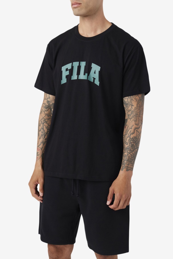 Cody Tee Preto/azul Spruce Fila