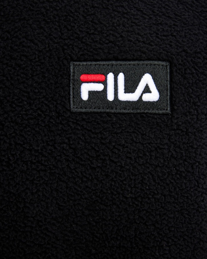 Cole Teddy Qtr Zip Masculino Fila Preto
