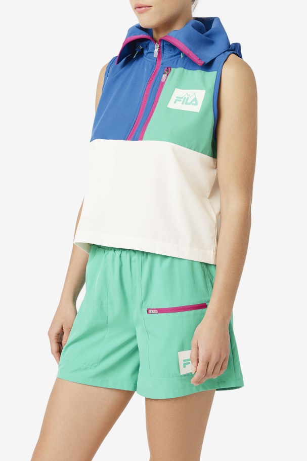 Colete Mochila Jocelyn Brilhante Cobalto Fila