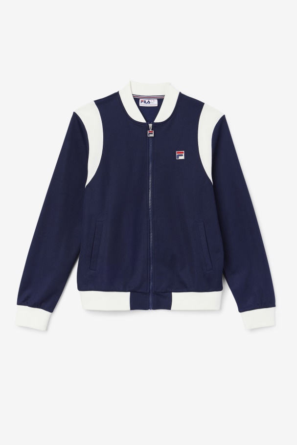 Colton Bomber Navy/Egret Fila