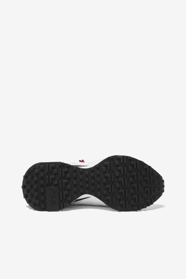 Corredor Espacial Feminino Branco/preto/vermelho Fila