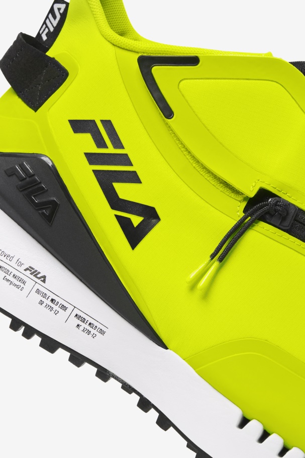 Corredor Espacial Feminino Fila Amarelo/preto/branco