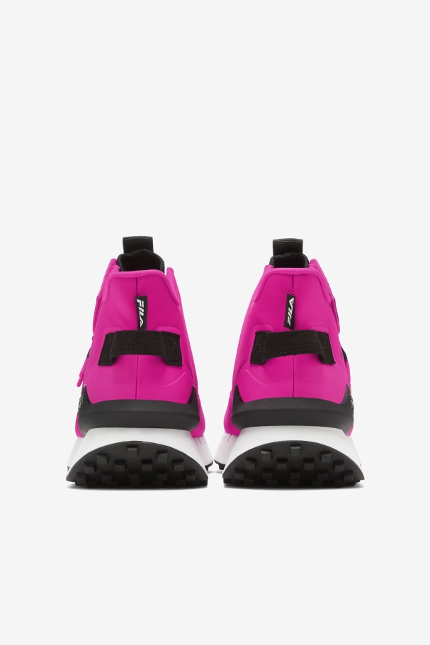 Corredor Espacial Feminino Fila Rosa Brilho/preto/branco