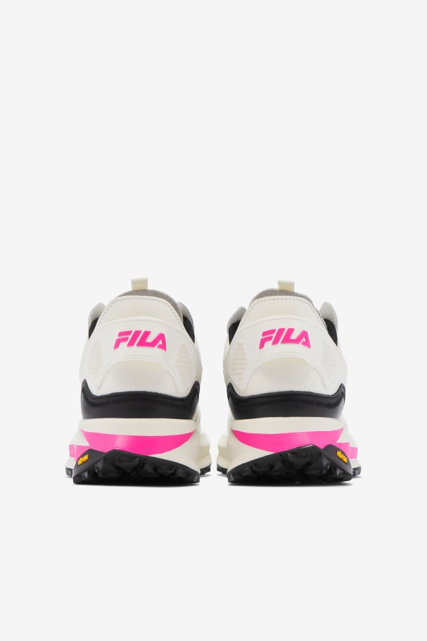 Corredor R1 Feminino X Barneys Fila Branco/rosa Glo/preto