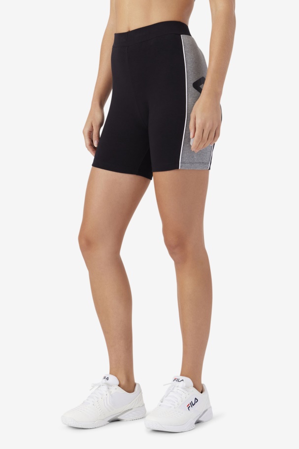 Davina Bike Short Fila Preto/urze/branco