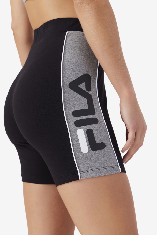Davina Bike Short Fila Preto/urze/branco