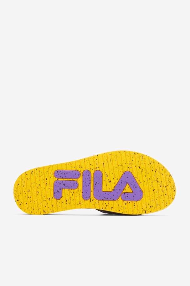 Deslizamento Lunar Masculino Preto/dourado/roxo Fila
