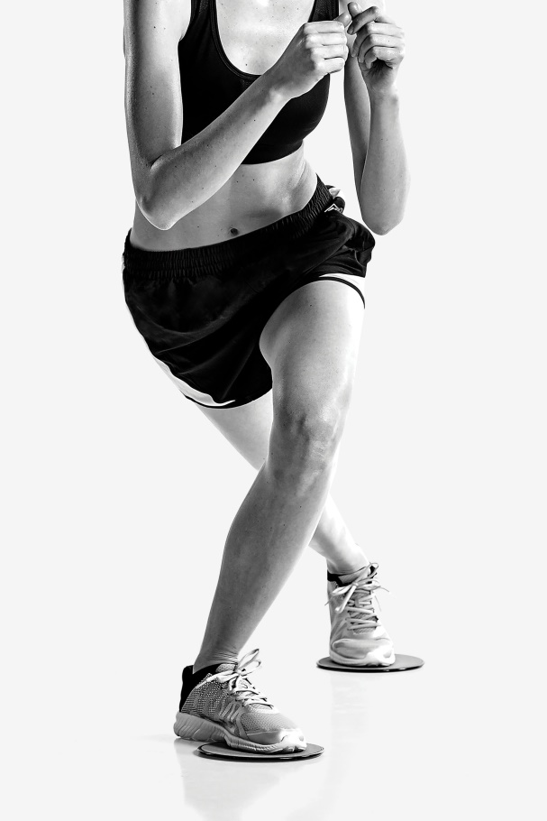 Discos De Núcleo Deslizante Fila Preto