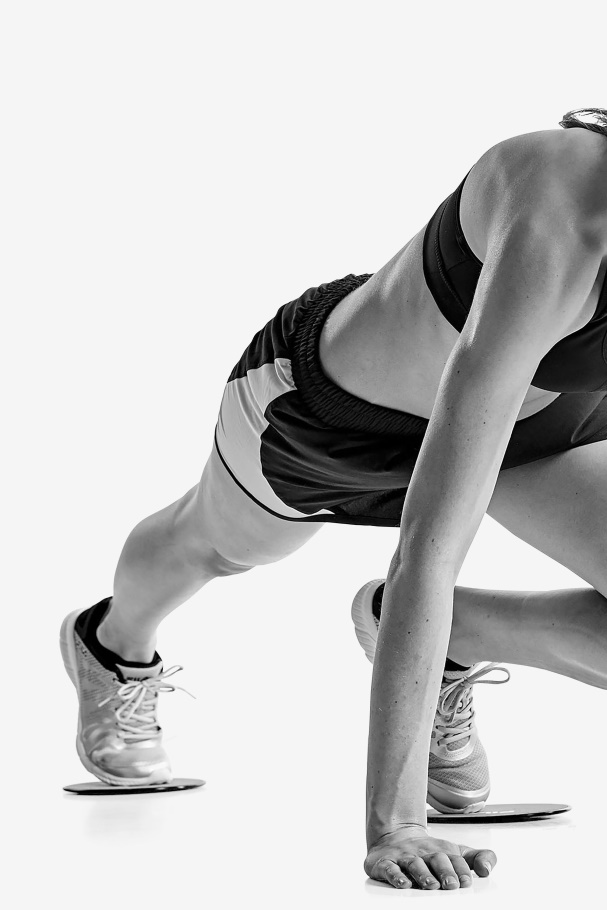 Discos De Núcleo Deslizante Fila Preto