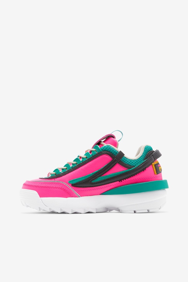 Disruptor Feminino 2 Exp Fila Pink Glow/gold/gardênia