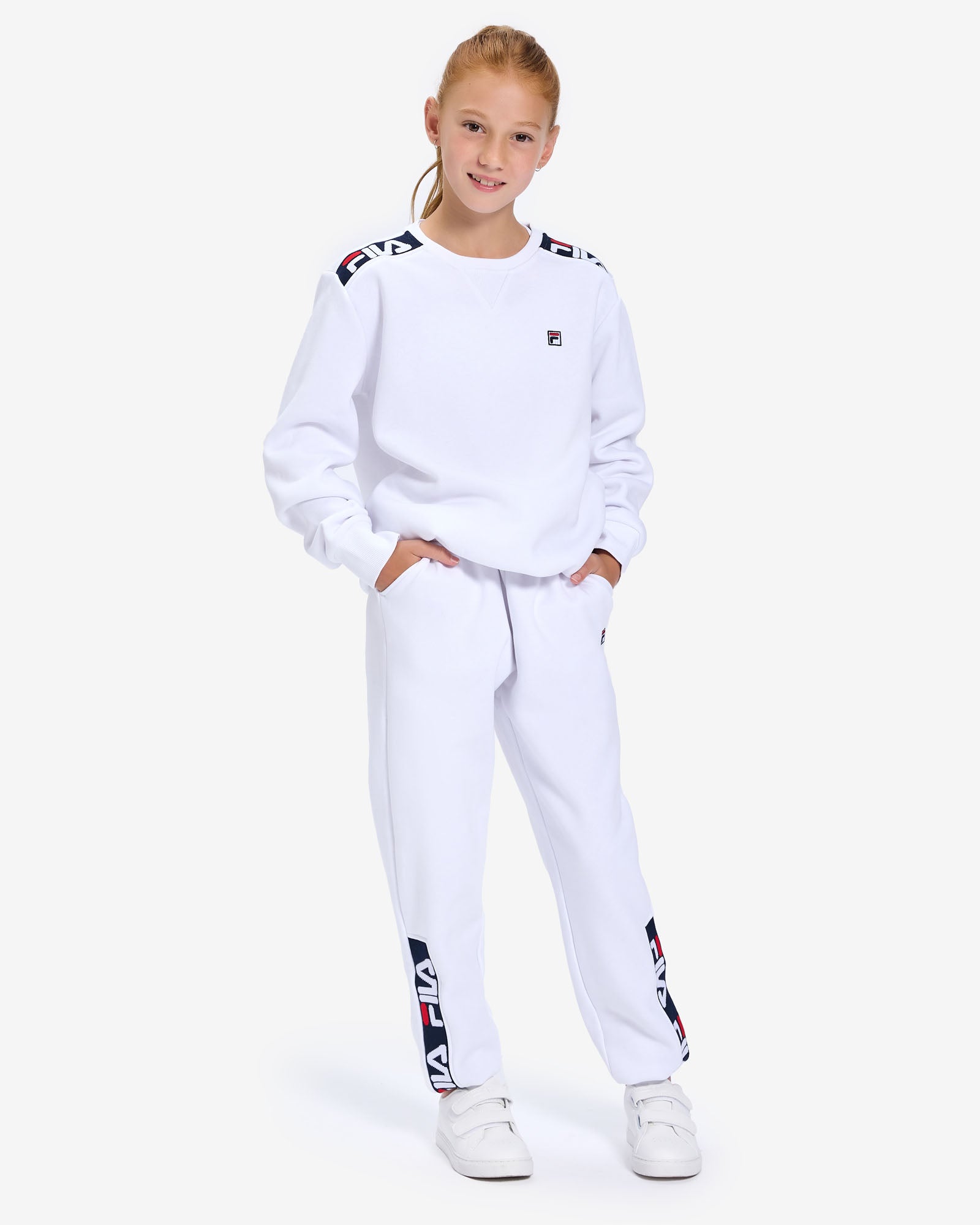 Distintivo Infantil 20 Crew White Fila