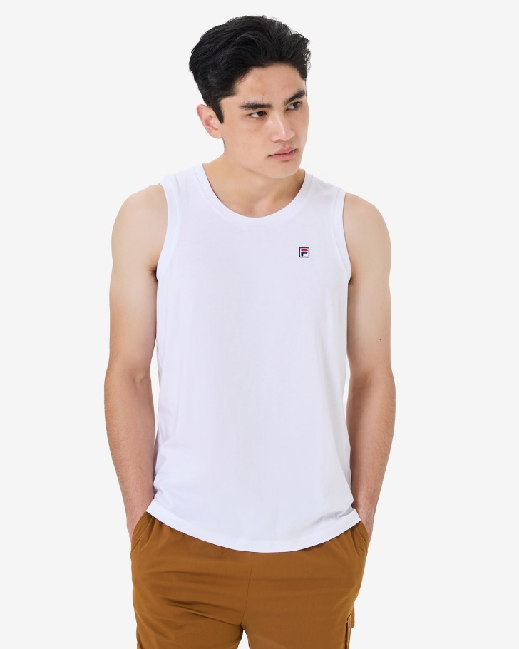Distintivo Masculino Fila Tanque Branco