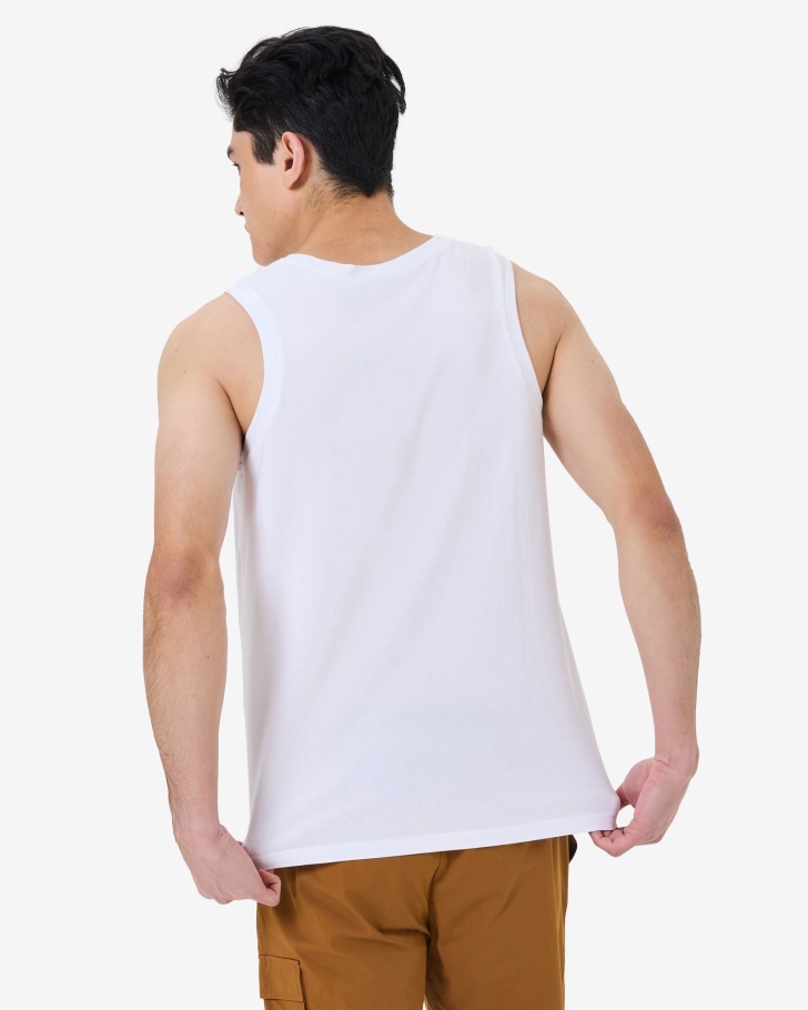 Distintivo Masculino Fila Tanque Branco
