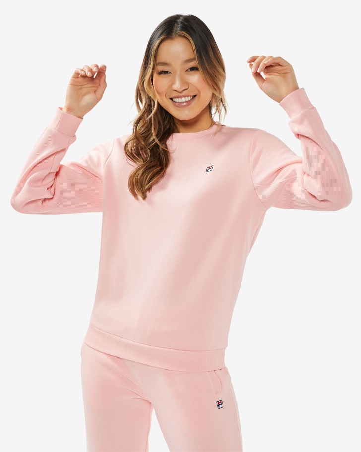 Distintivo Rosa Pálido Unissex 20 Crew Fila