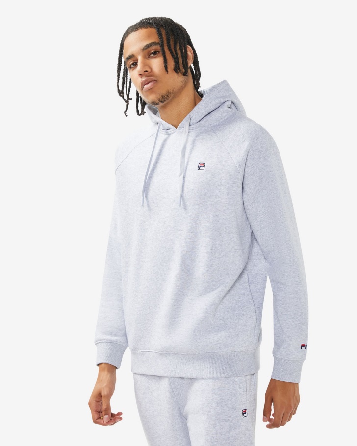 Distintivo Unissex 30 Hood Fila Cinza Claro Marle