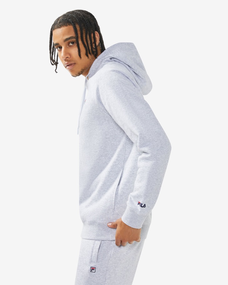 Distintivo Unissex 30 Hood Fila Cinza Claro Marle