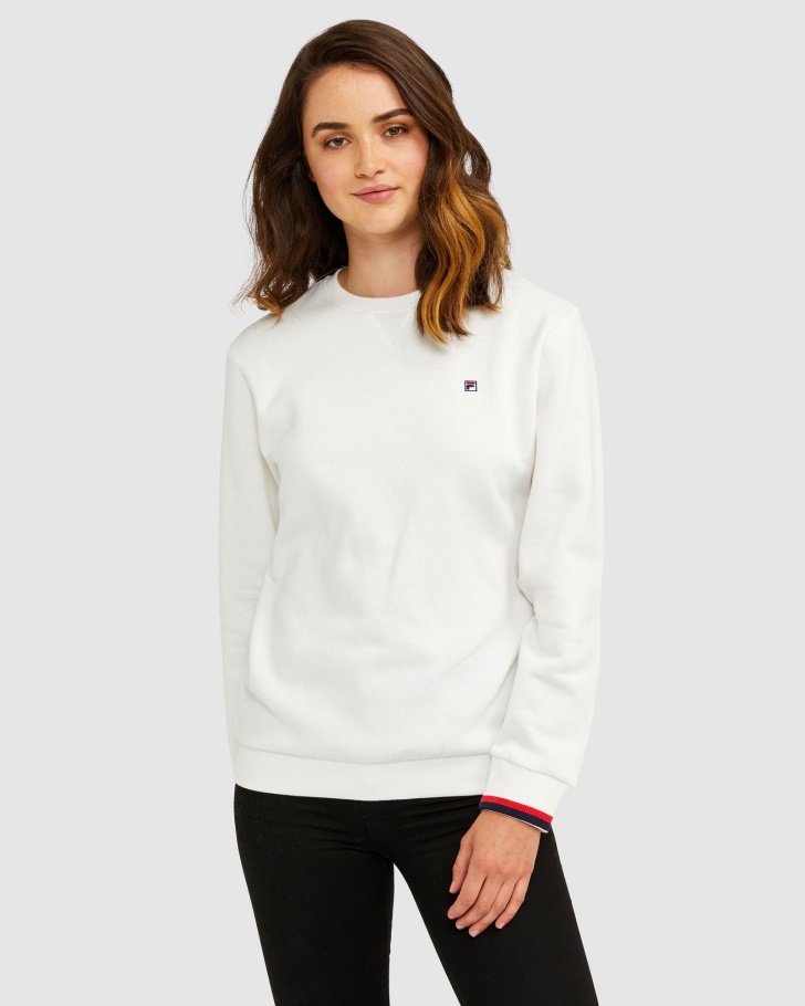 Distintivo Unissex De Asilo Branco Tripulação Fila