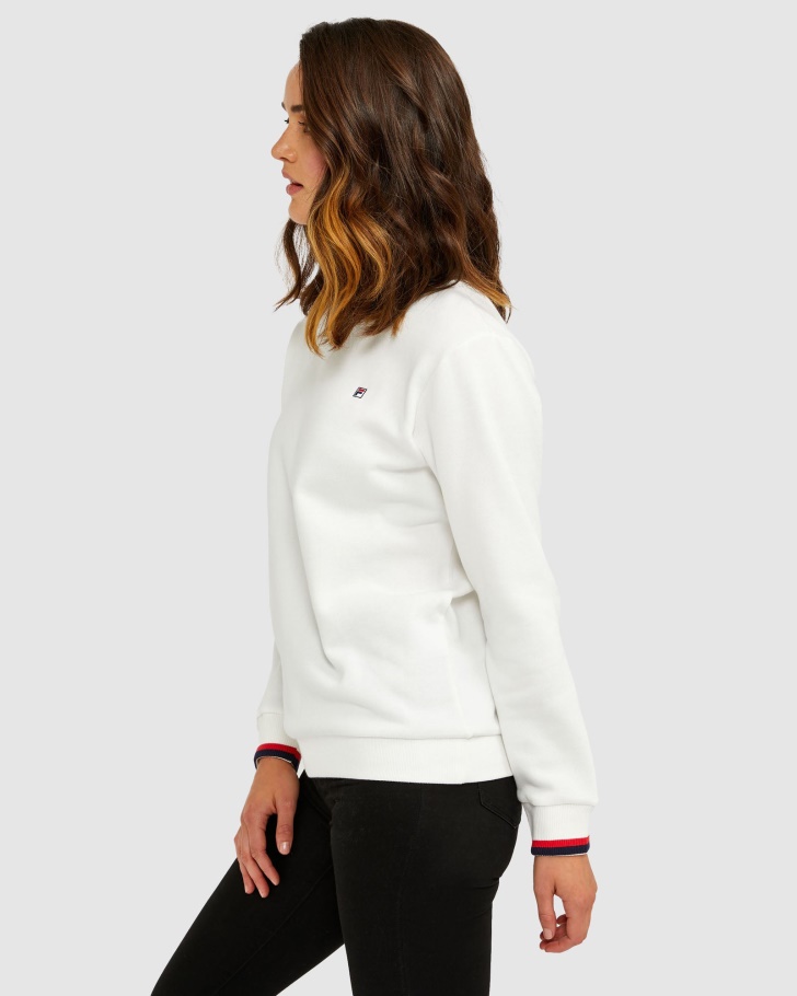 Distintivo Unissex De Asilo Branco Tripulação Fila