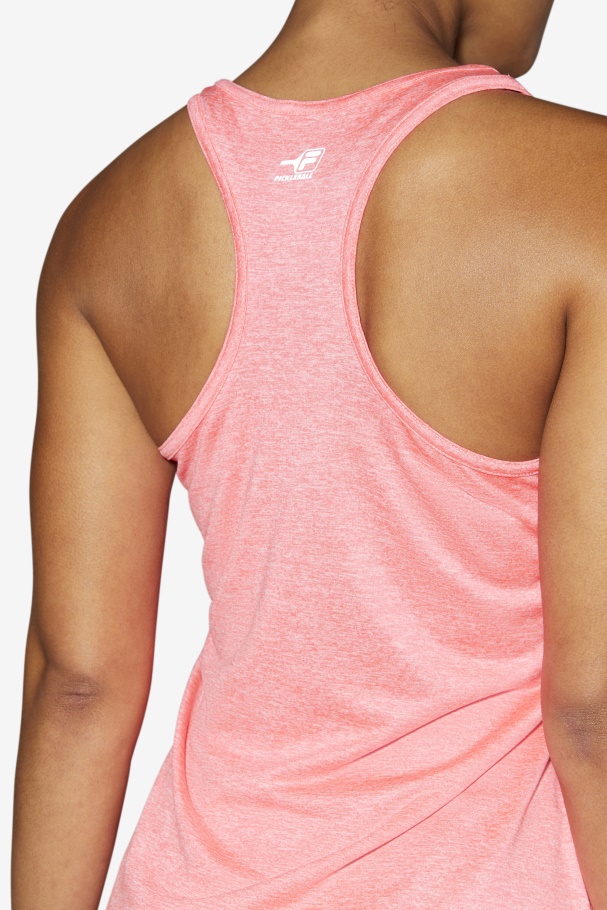 Diva Urze Rosa Pickleball Racerback Tank Fila