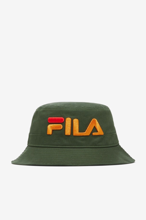 Douglas Fir/desert Sun/poppy Fila X Paterson Bucket Hat Fila
