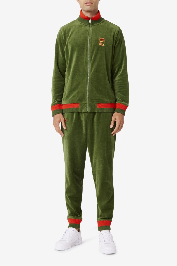 Douglas Fir/poppy/desert Sun Fila Fila X Jaqueta De Veludo Paterson