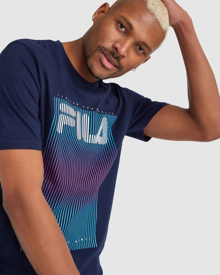 Duas Camisetas Cedrick Masculinas Da Marinha