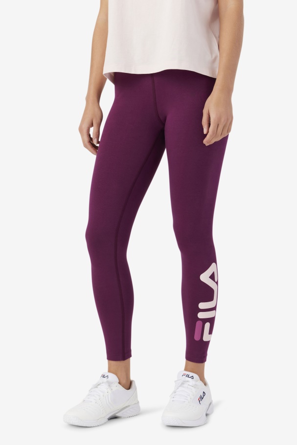 Elora Legging Fila Uva Vinho/potpourri/rouge