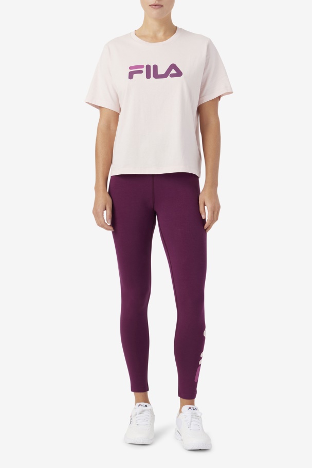 Elora Legging Fila Uva Vinho/potpourri/rouge