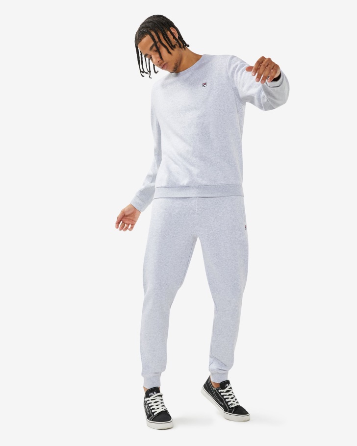 Emblema Cinza Claro Marle Fila Unissex 20 Tripulação