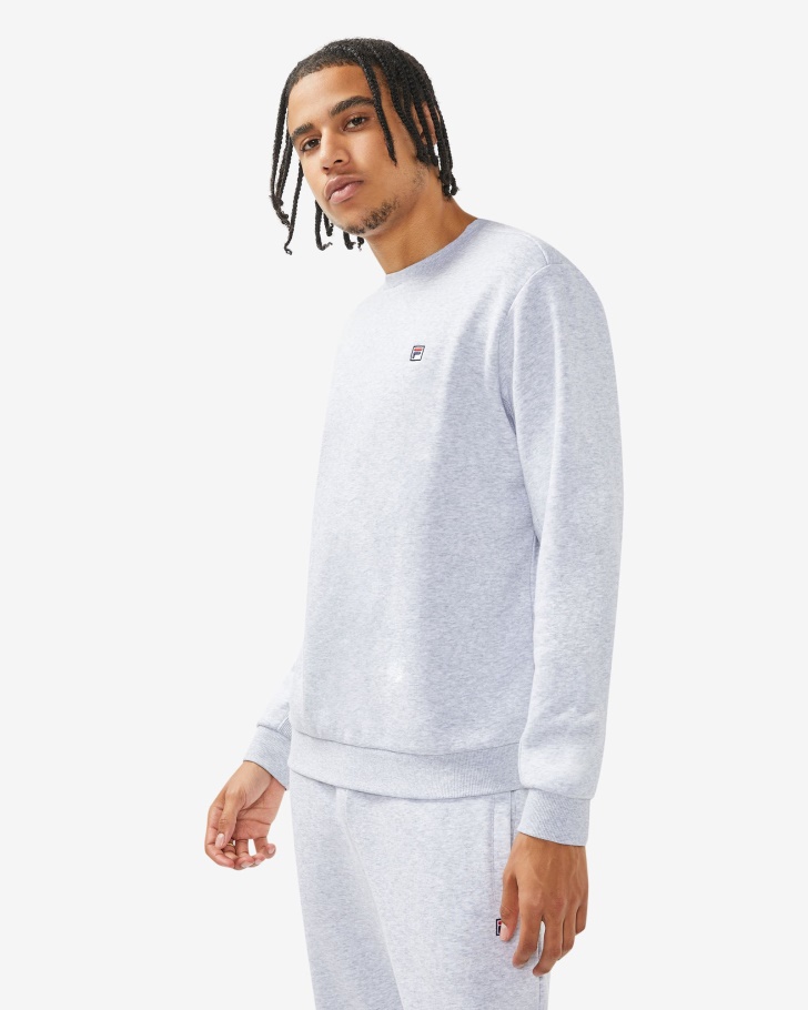 Emblema Cinza Claro Marle Fila Unissex 20 Tripulação