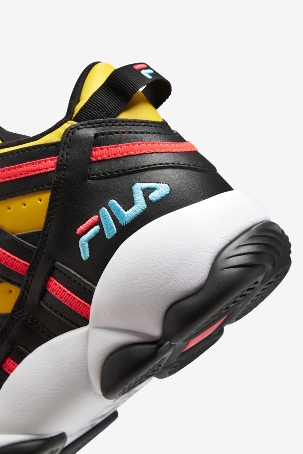 Espaguete Fila Masculino Limão/preto/anchova