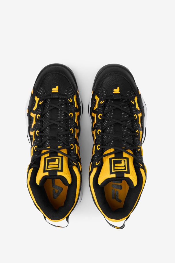 Espaguete Stackhouse Masculino Preto/limão/branco Fila