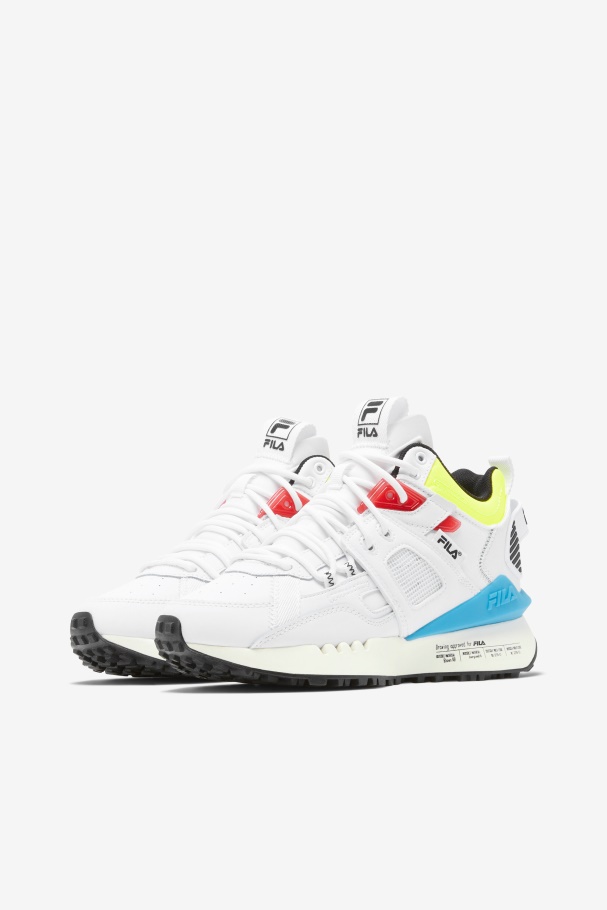 Espectro Feminino Fila Branco/preto/vermelho