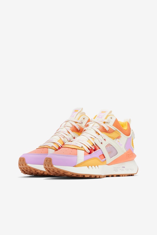 Espectro Feminino Laranja/pétala De Açafrão/gardenia Fila