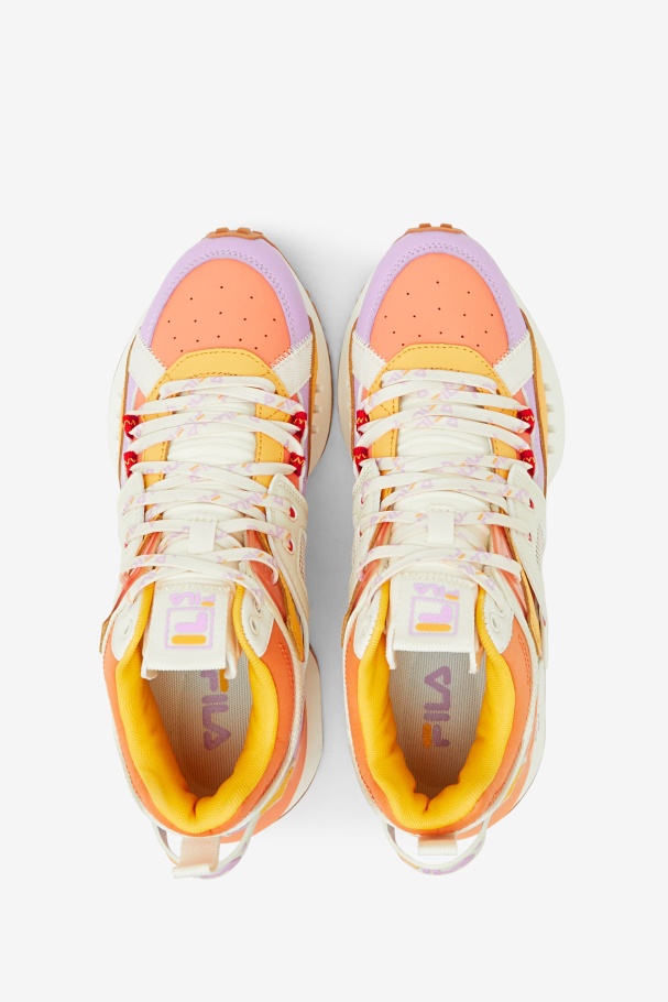 Espectro Feminino Laranja/pétala De Açafrão/gardenia Fila