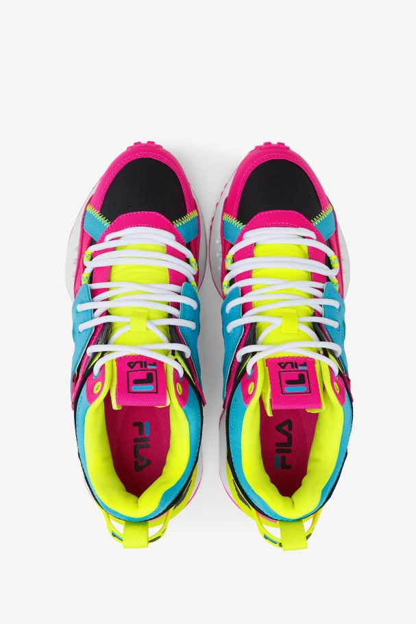 Espectro Fila Feminino Rosa Glo/amarelo/preto