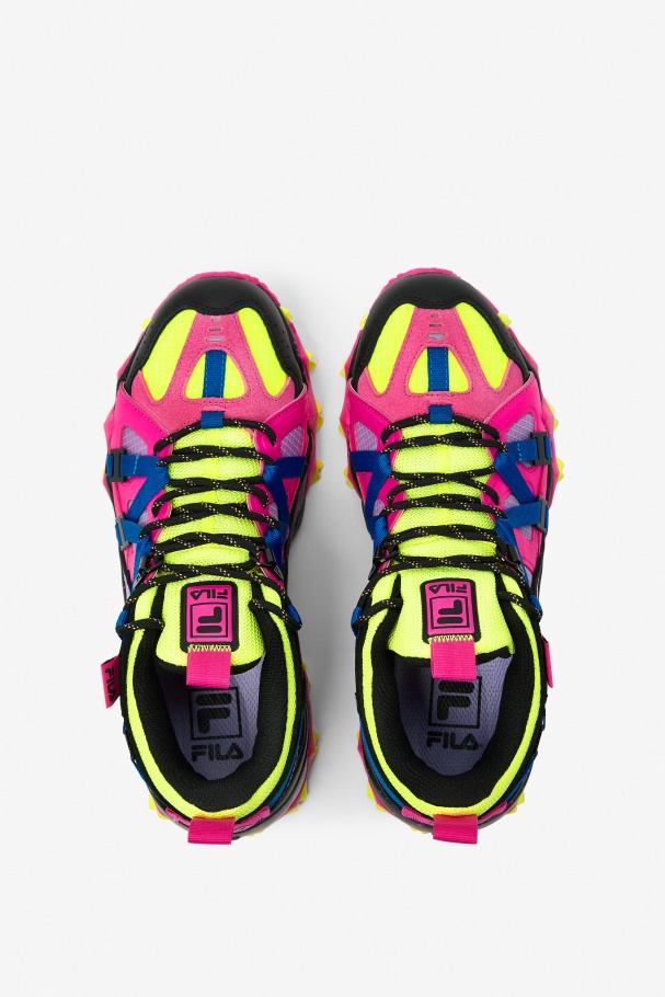 Excursão Feminina Fila Amarelo/pétala De Açafrão/rosa Glo