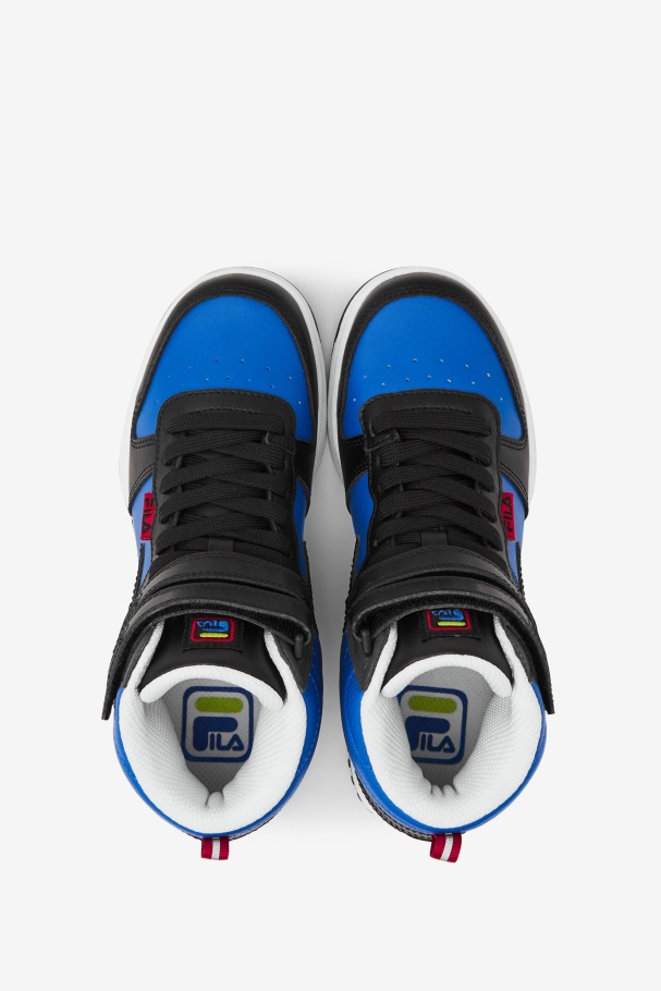 F-14 Fila Preto/azul/vermelho Para Crianças Grandes