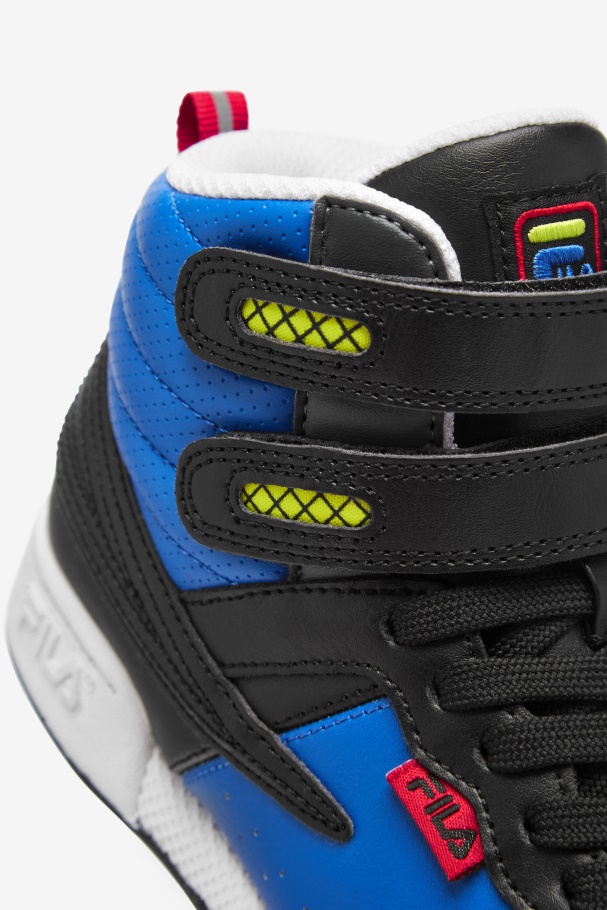 F-14 Fila Preto/azul/vermelho Para Crianças Grandes