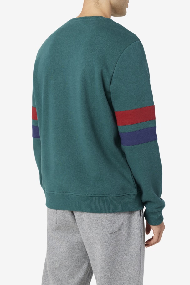 Faneel Crew June Bug/ruibarbo/pavão Fila