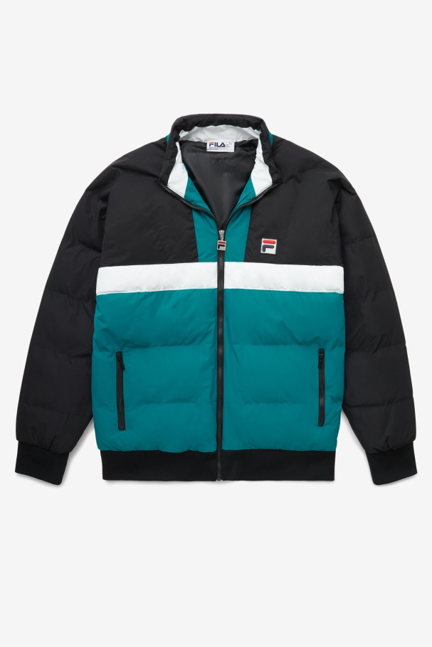 Fausto Casaco Ski Preto/harbour Azul/branco Fila