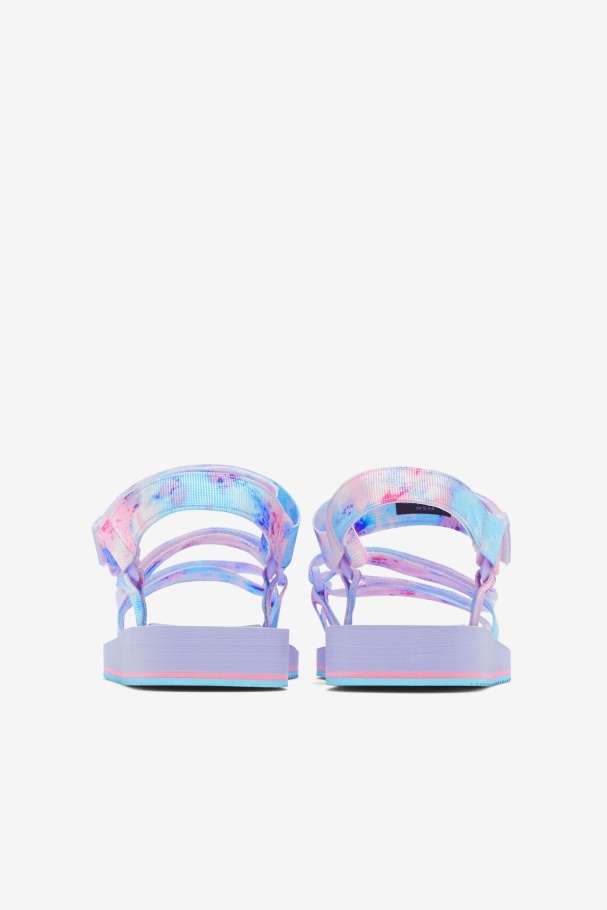 Feminino Drifter Ts Tie Dye Fila Multi/branco/roxo Urze