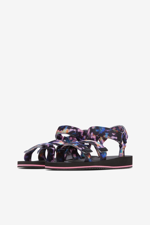 Feminino Drifter Ts Tie Dye Multi/preto/branco Fila