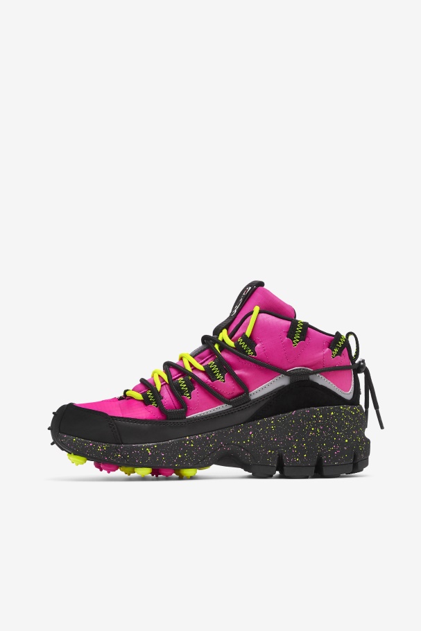 Feminino Grant Hill 1 X Trailpacer Rosa Brilho/preto/amarelo Fila