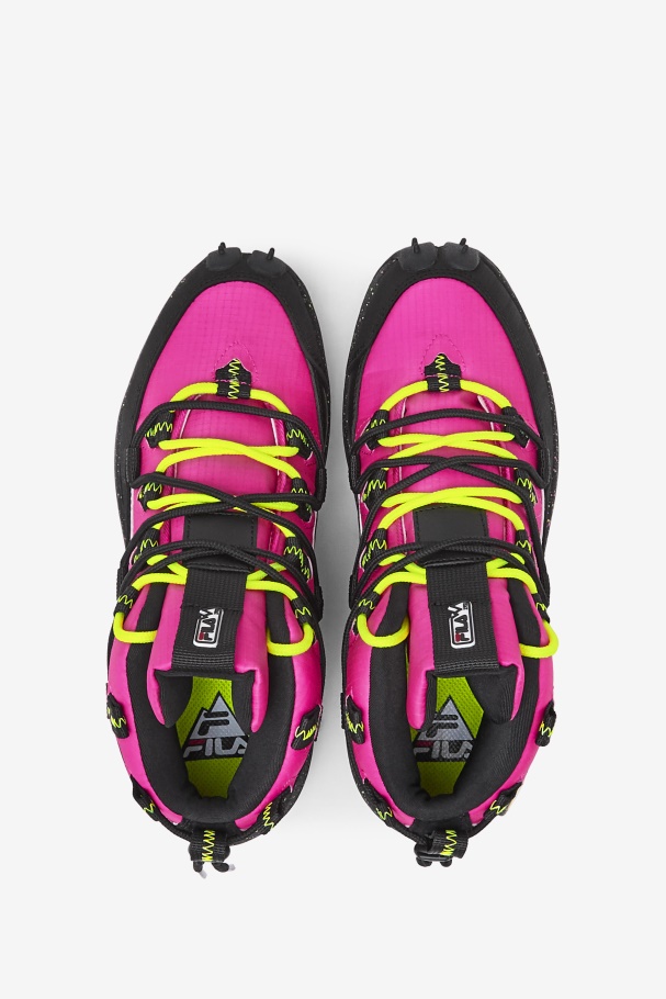 Feminino Grant Hill 1 X Trailpacer Rosa Brilho/preto/amarelo Fila