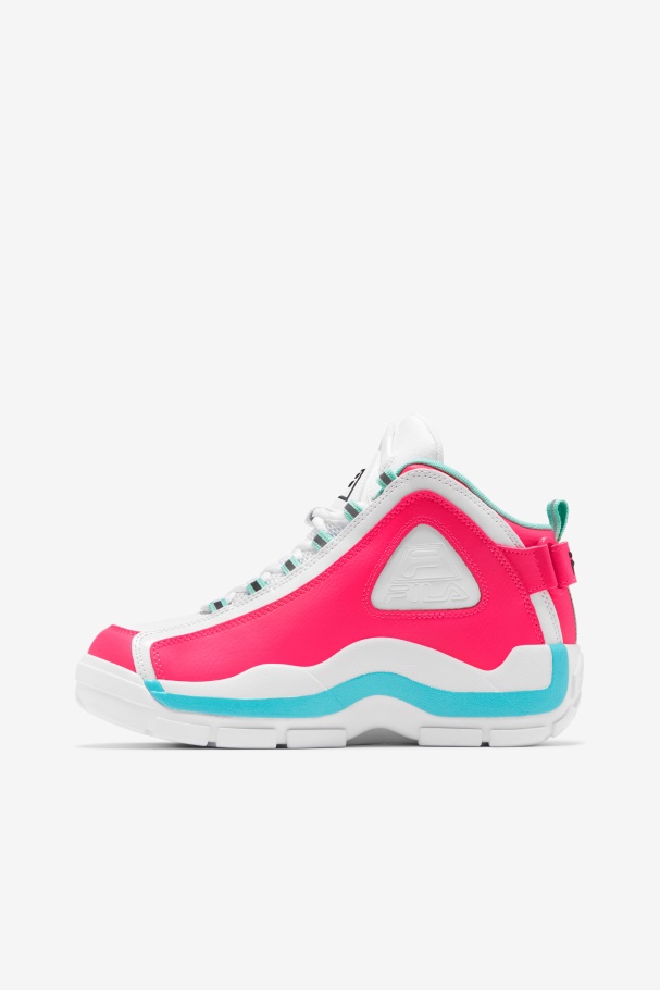 Feminino Grant Hill 2 Branco/rosa Diva/azul Fila