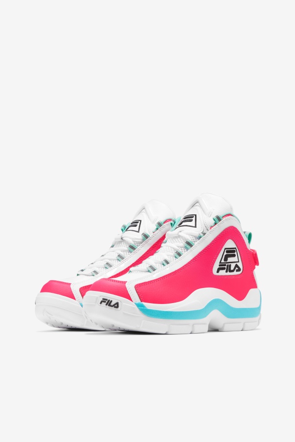 Feminino Grant Hill 2 Branco/rosa Diva/azul Fila