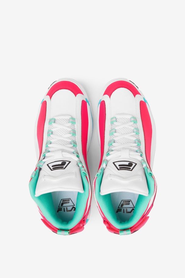 Feminino Grant Hill 2 Branco/rosa Diva/azul Fila